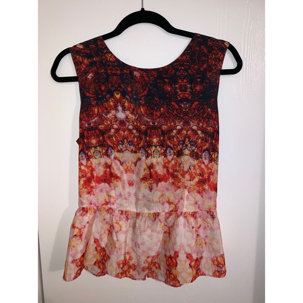 Colorful Patterned Blouse